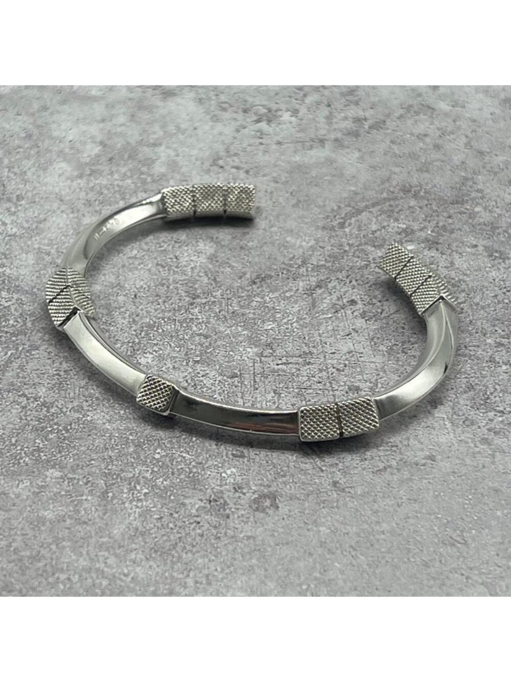 Bottega Veneta Intrecciato Cuff Bangle Bracelet
